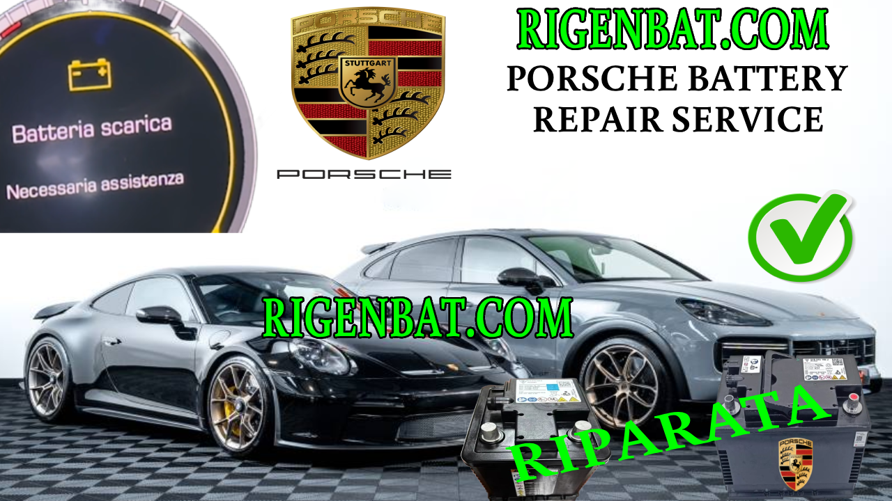 RIPARAZIONE BATTERIA PORSCHE HOME